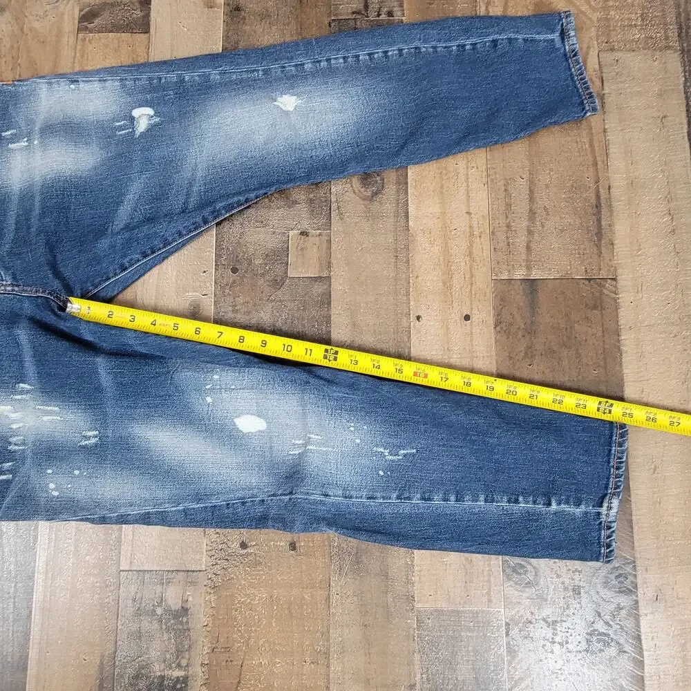 Takeshy Kurosawa Designer‎ Golden Edition Button Fly Blue Jeans 38/52 Italy Made - Picture 15 of 16